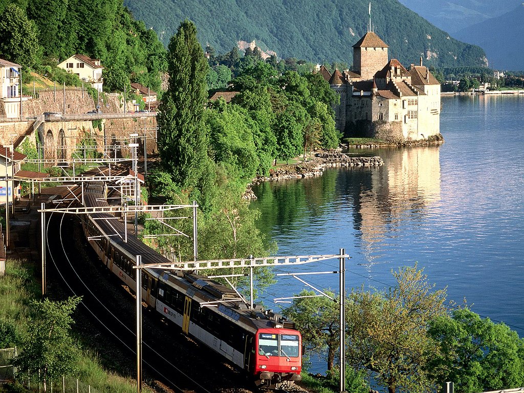 Modern Marvels, Chateau de Chillon, Montreux, Switzerland